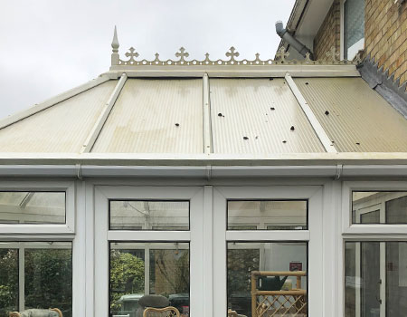 before-conservatory-roof-cleaning-horncastle-lincolnshire